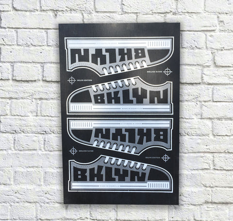 Skewville BKLYN EDITION Screenprint on Wood